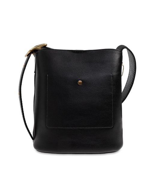 COACH Black "Bleecker" Shoulder Bag