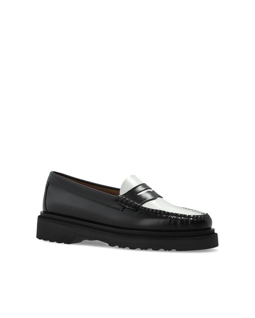 G.H.BASS Black 'Weejun Step' Loafers