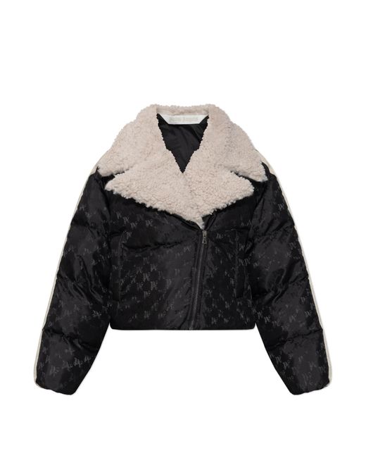 Palm Angels Black Polyamide Full-Length Jacket