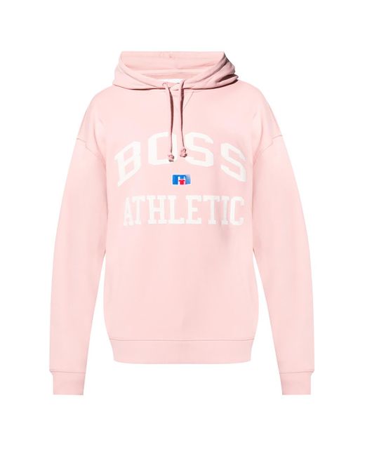 BOSS by HUGO BOSS X Russell Athletic Pink for Men | Lyst Canada