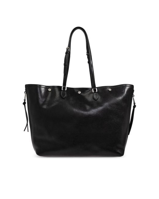 Dolce & Gabbana Black Leather Shopper Bag for men