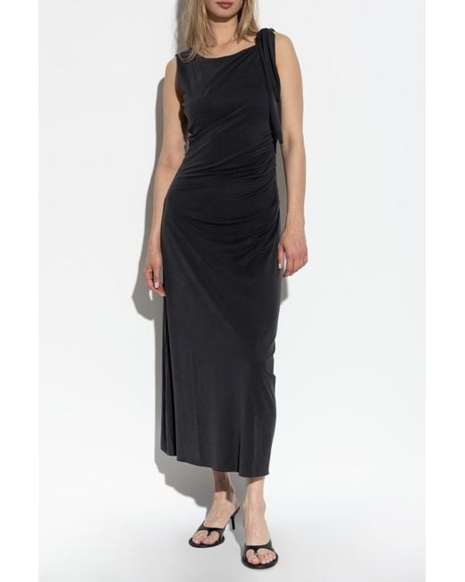 Samsøe & Samsøe Black Midi Dresses