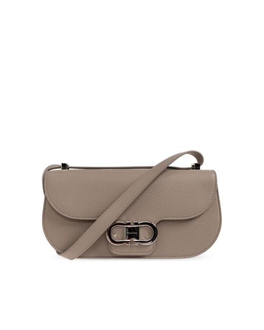 Ferragamo Gray "Double" Bag