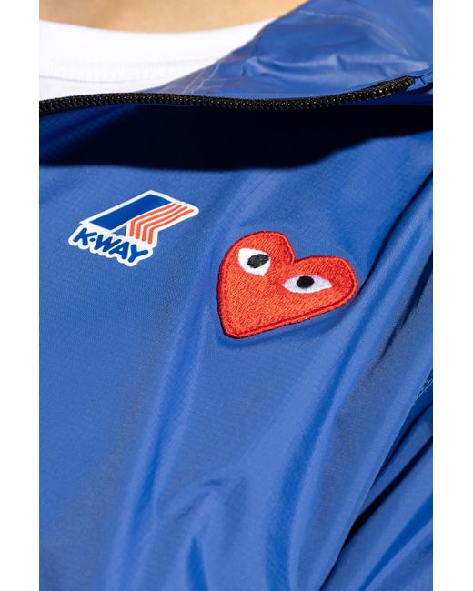 COMME DES GARÇONS PLAY Blue Jacket