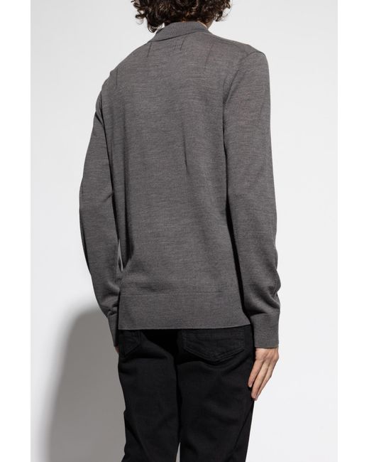 AllSaints Black Polo 'Mode' for men