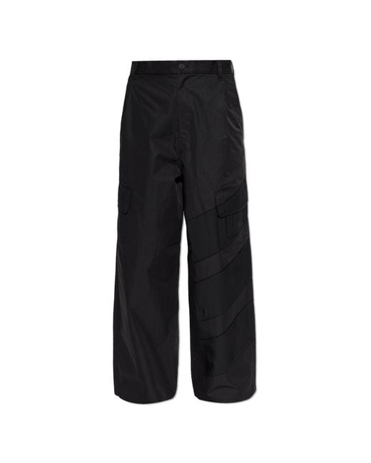 Y-3 Black Cargo Trousers
