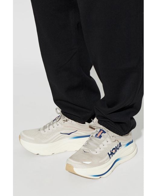 Hoka One One White 'Bondi 9' Sports Shoes for men
