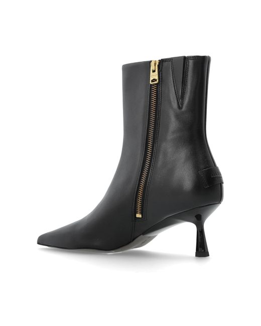 AllSaints Black Vivian Ankle Boots