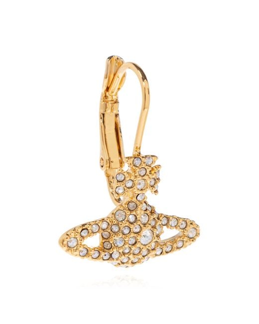 Vivienne Westwood Brown Brass Earrings