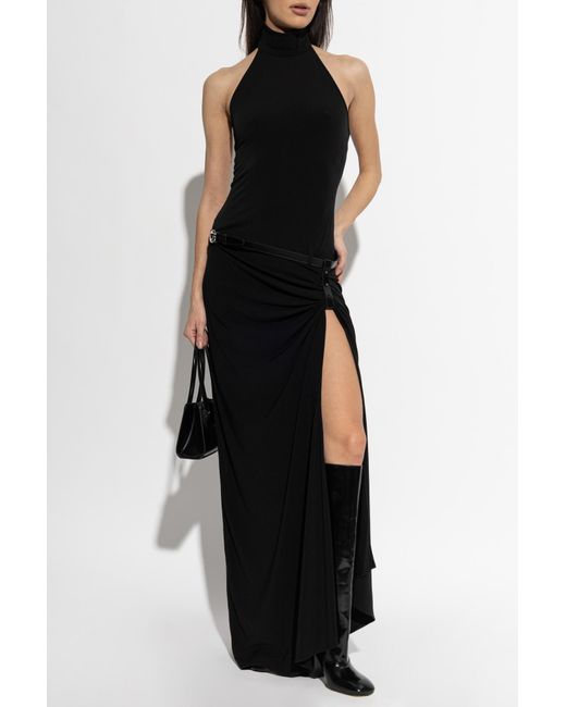 Coperni Backless Turtleneck Dress in Black | Lyst