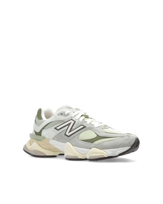 New Balance White '9060' Sneakers,