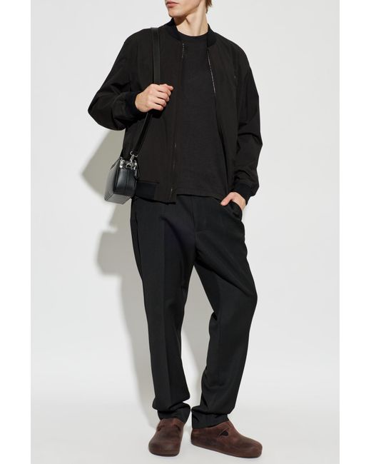 Paul & Shark Black T-Shirt With A Round Neckline for men
