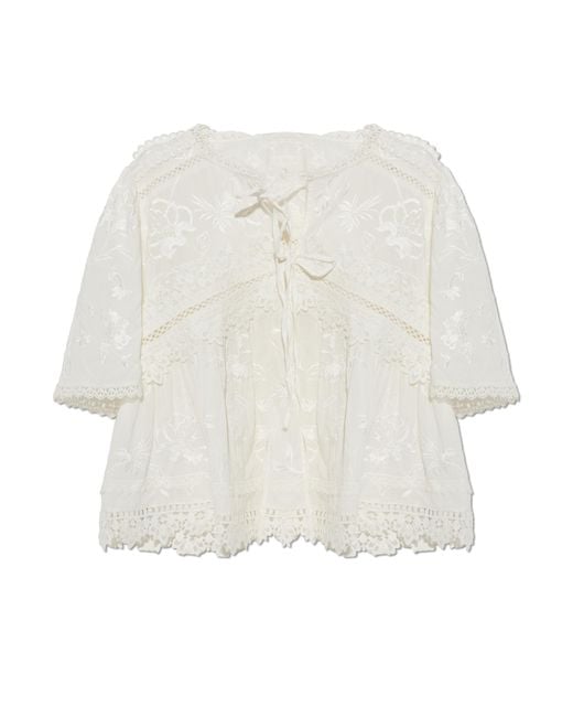 AllSaints White Top "Lillith"