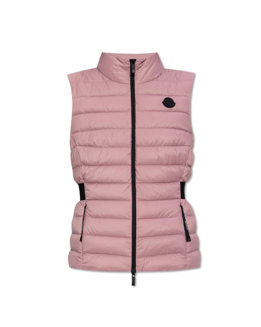 Moncler Pink Valmarie Down Vest