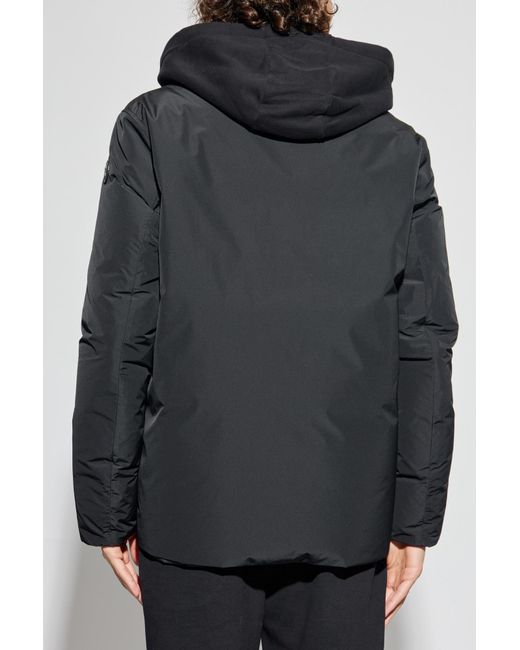 Moncler Blue Reversible Down Jacket 'Ouille' for men