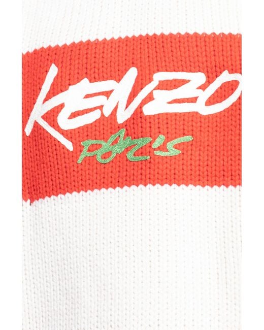 KENZO Gray Wool Sweater for men