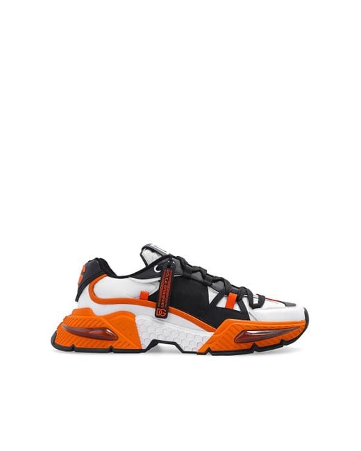 Dolce & Gabbana Orange 'bassa' Sneakers for men