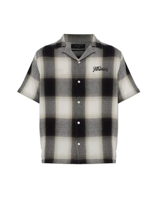AllSaints Black 'Fade' Shirt for men
