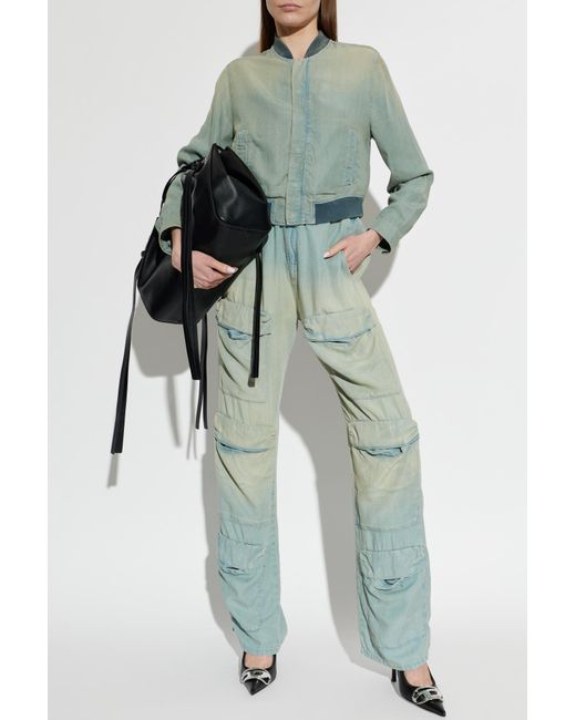 DIESEL Green Jacket 'De-Rania-S1'