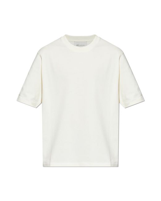 AMI White 'Oversize' T-Shirt for men