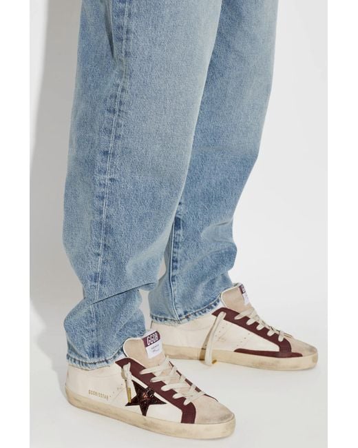 Golden Goose Deluxe Brand Brown 'Super Star Folded Lining All' Sports Shoes