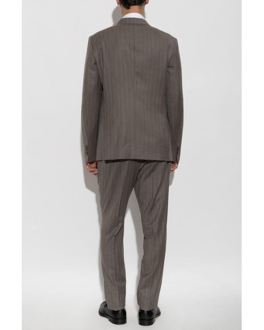 Etro Gray Wool Suit for men