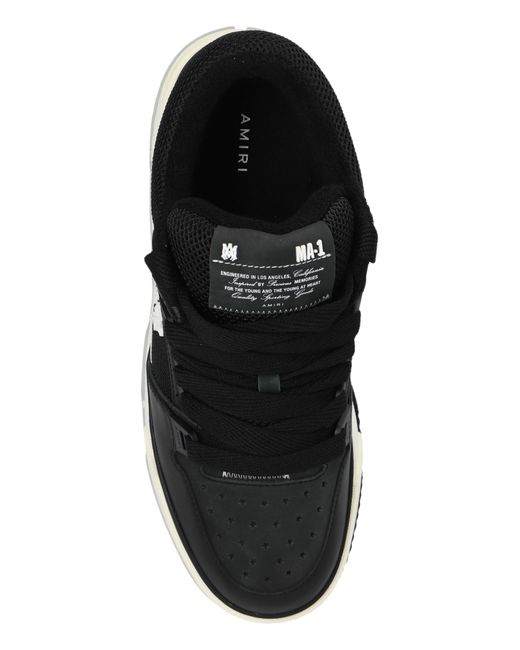 Amiri Black Ma-1 Sports Shoes, for men