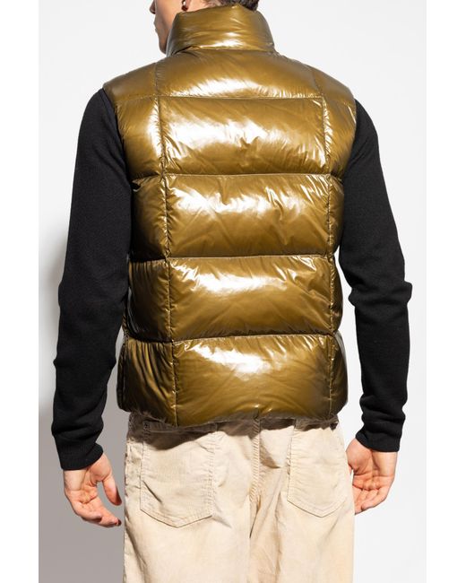 DSquared² Metallic Down Gilet With Stand-Up Collar for men