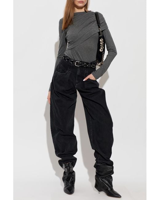 Isabel Marant Gray Top 'Dressi'