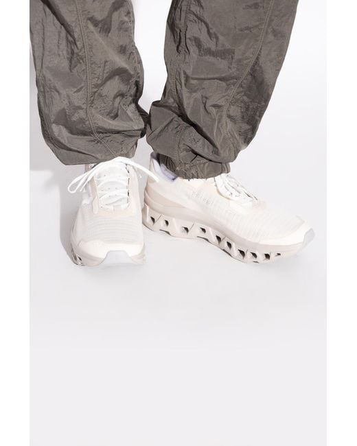 On Shoes White Cloudmster Void Sports Shoes for men