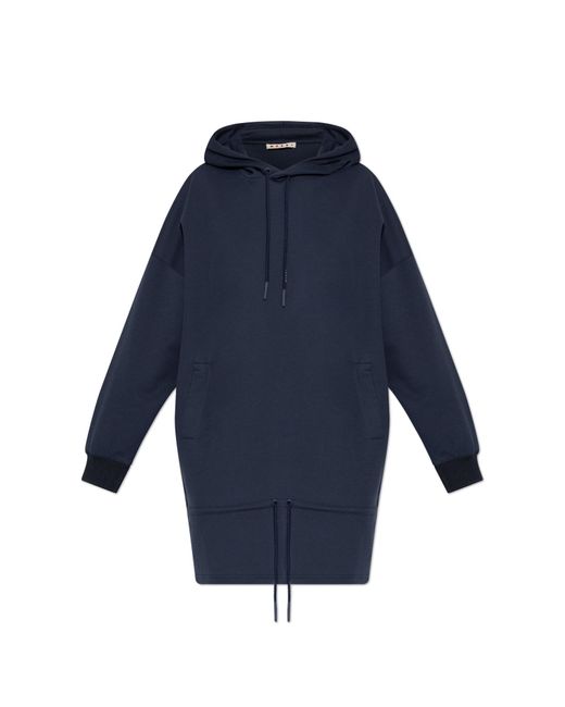 Marni Blue Oversize Sweatshirt