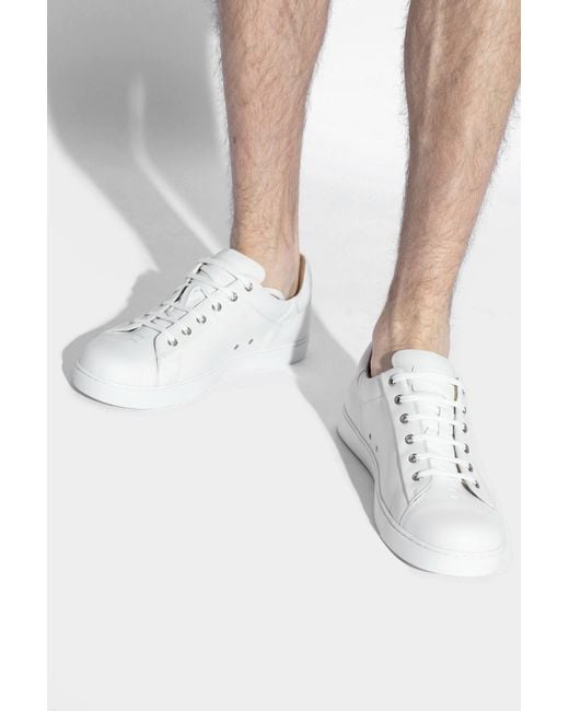 Gianvito Rossi White Sneakers 'Low Top' for men