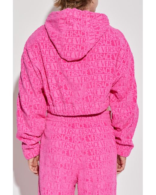 Versace Pink Hoodie