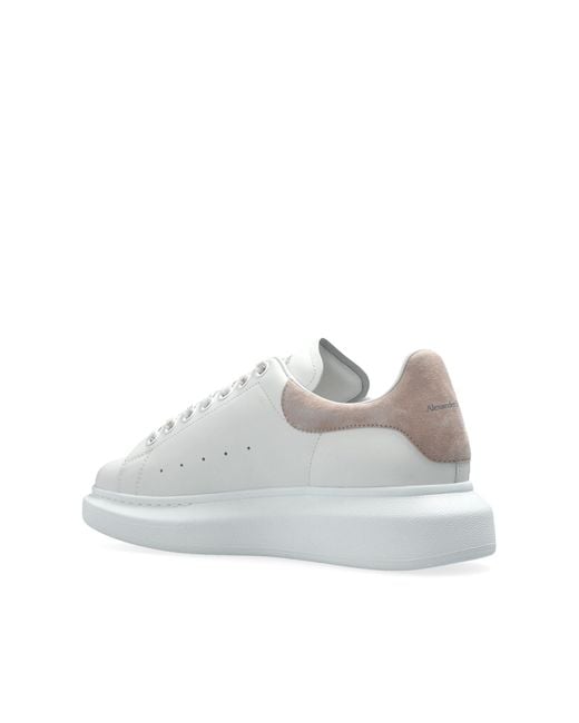 Alexander McQueen White Leather Sports Shoes