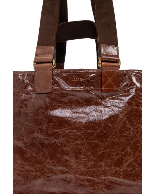 Isabel Marant Brown "Wardy" Shopper Bag
