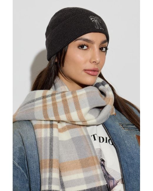 Acne Black Wool Beanie