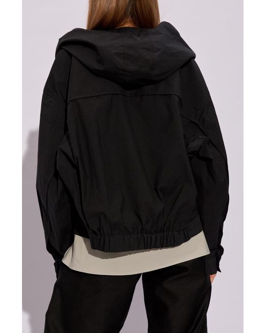 Lemaire Black Hooded Jacket,