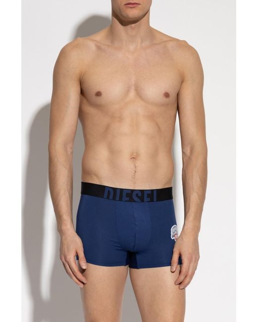 DIESEL Blue 'Damien-D-Pop' Boxers for men