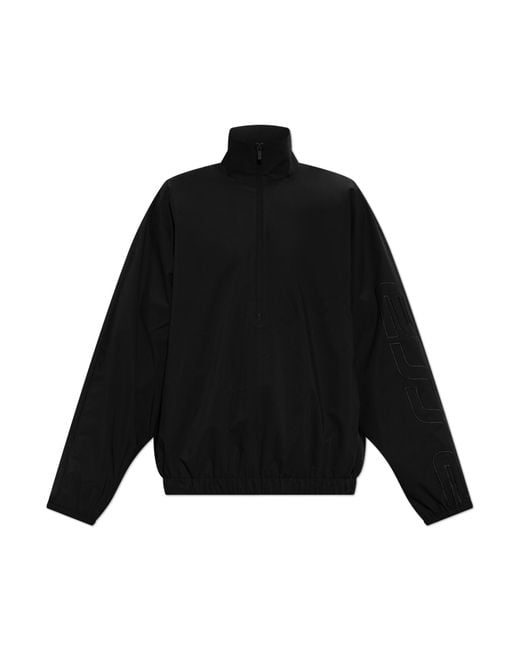 Fear Of God Black Jacket With Stand-Up Collar for men
