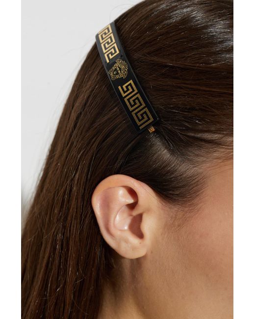 Versace Black Hair Clip