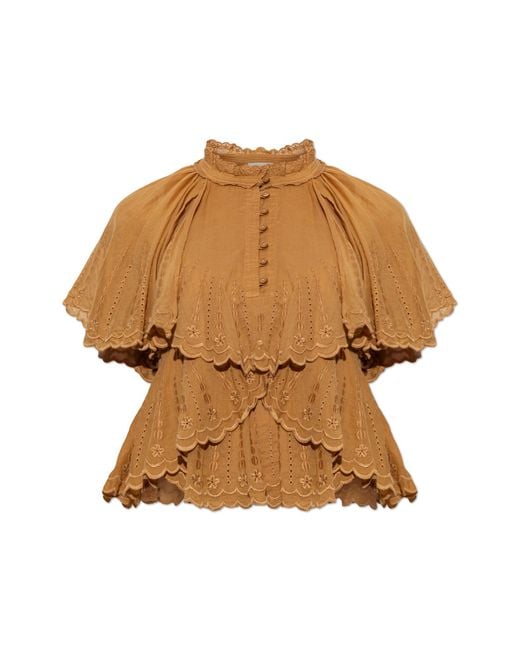 Isabel Marant Brown Top "Lorna"