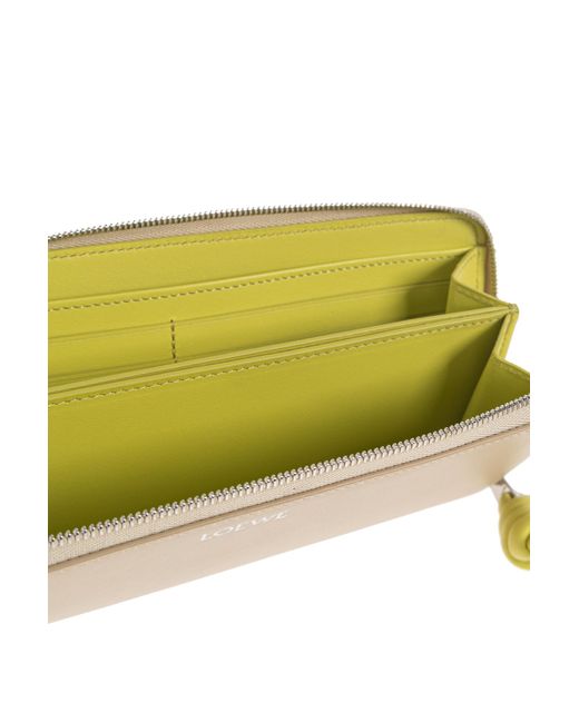 Loewe Yellow "Knot" Wallet