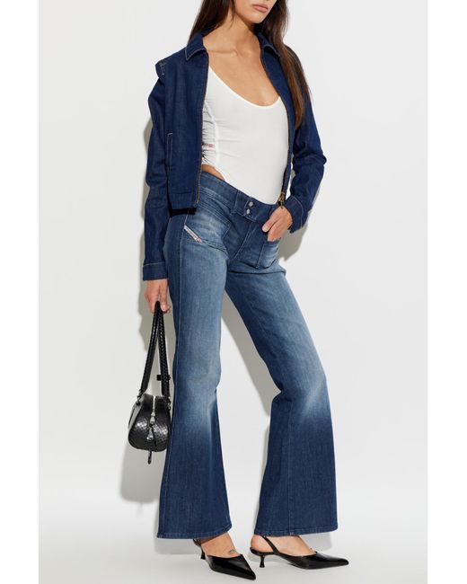DIESEL Blue 'De-Corb' Jacket