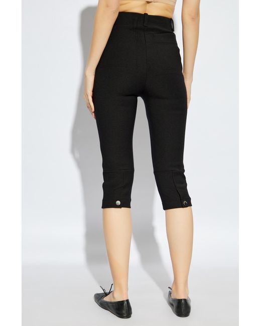 Jacquemus Black Pants Capri