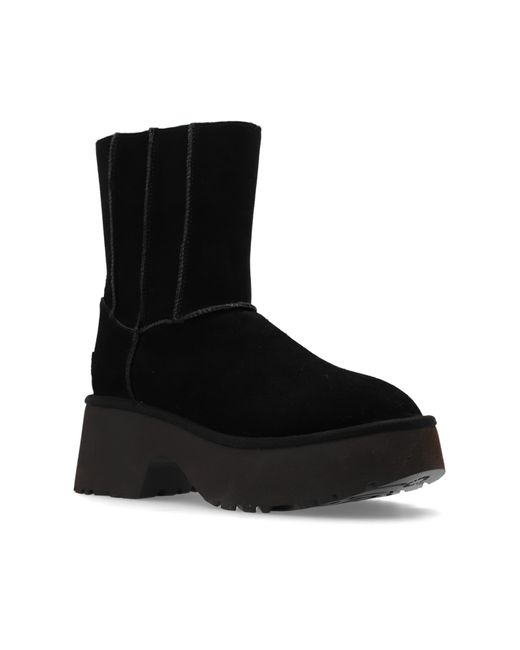 Ugg Black Ankle Boots Classic Twin Seam New Heights