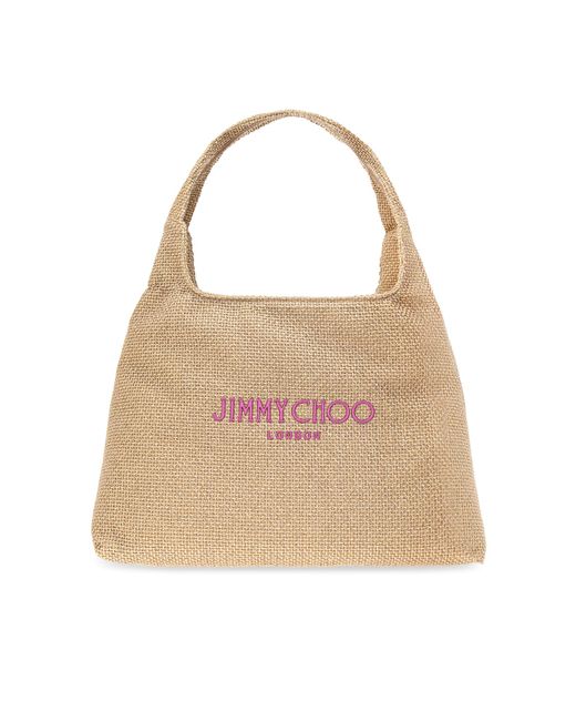Jimmy Choo Natural Bag Diamond Large