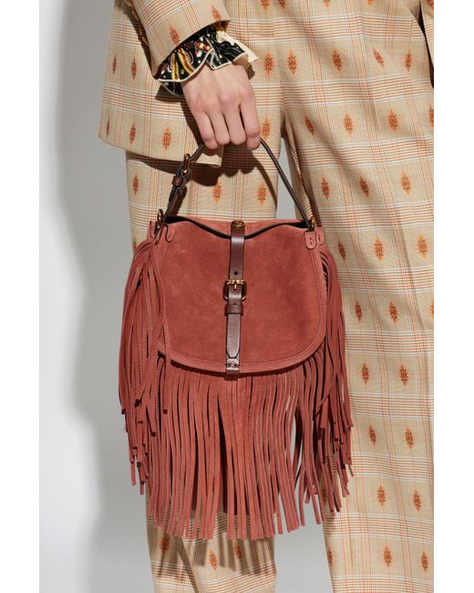 Etro Red 'Pony Small' Bag