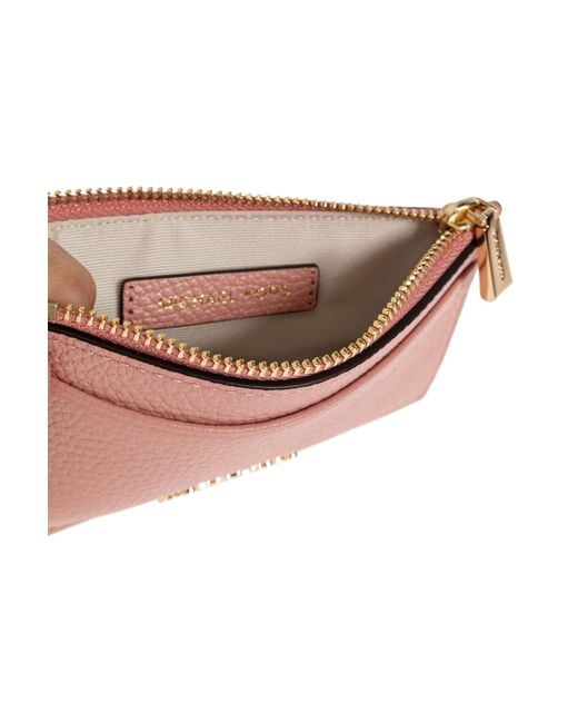 MICHAEL Michael Kors Pink Jet Set Card Holder