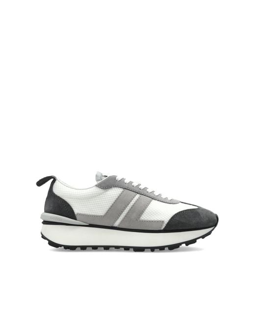 Lanvin White 'Bumpr' Sports Shoes