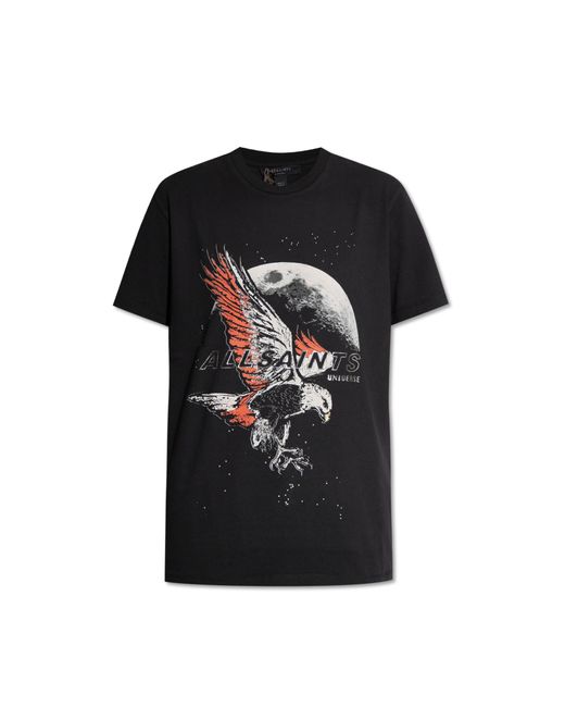 AllSaints Black 'stardust' T-shirt,